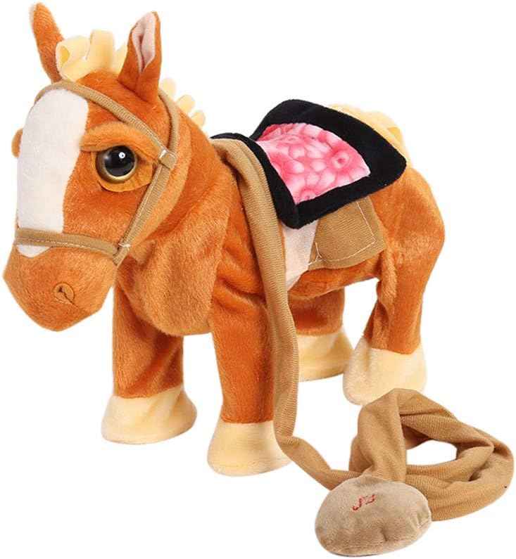 walking horse toy with leash