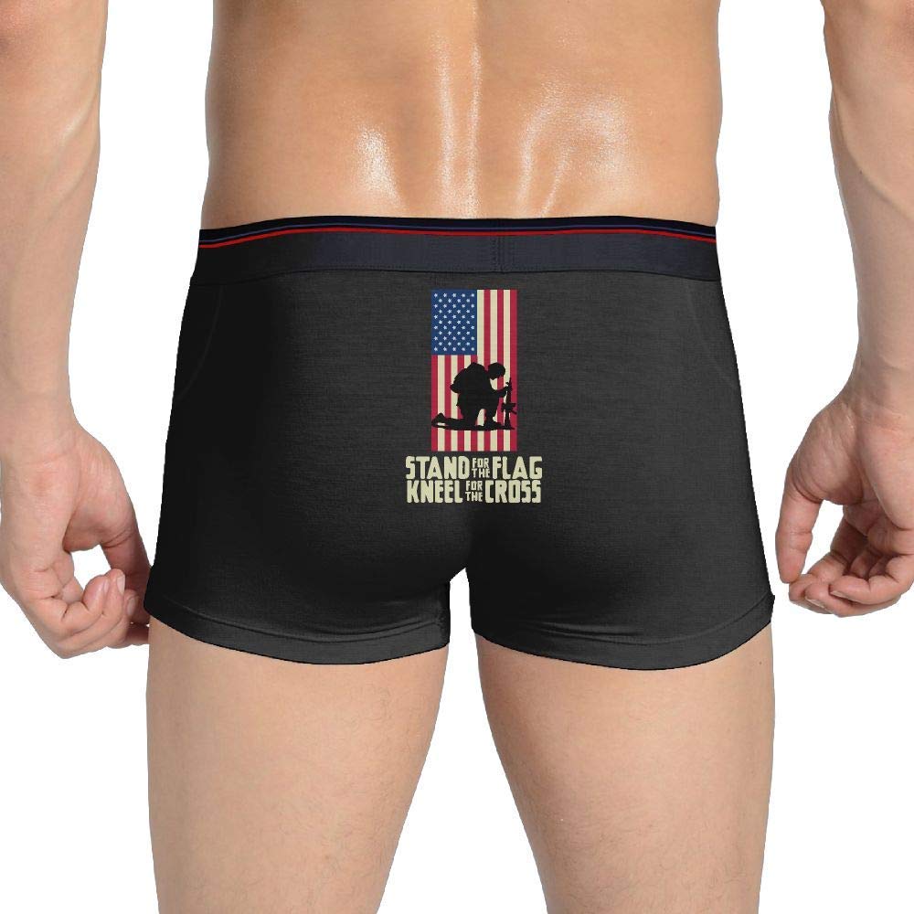 Stand For The Flag Men S Comfort Underwear Trunks Basic Brief Snug