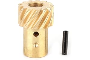 Brass Bronze Distributor Drive Gear, Roller Cam Replacement Gear for MSD 350 SBC, .500in Shaft
