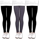 LUOUSE Girls' Leggings Full Length Comfy Pants Trousers 4-13 Years