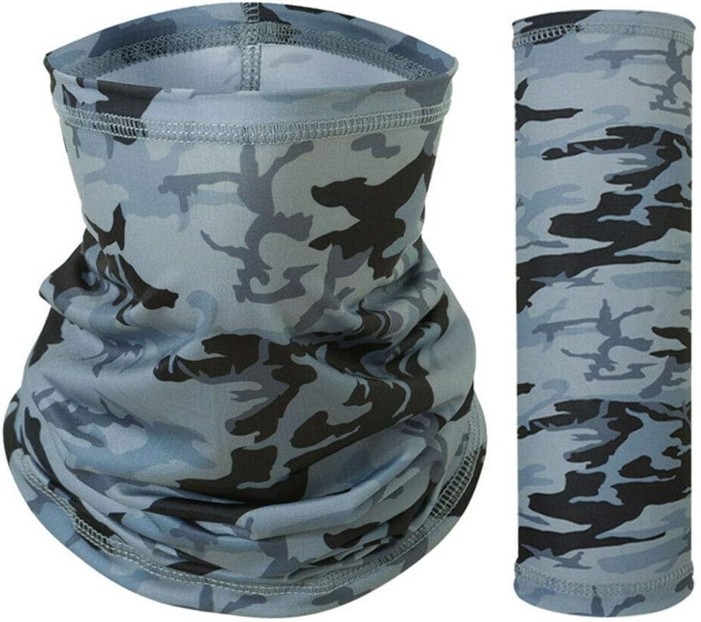 Sun UV Dust Protection Windproof Face Scarf Mask Neck Gaiter Bandana for Cycling Fishing Hiking Outdoor Sports