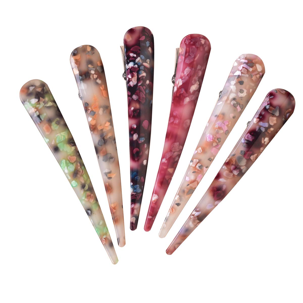 Alligator Hair Clips for Women, Duckbill Metal Clips for Styling Salon Sectioning (#5)