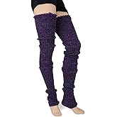 Foot Traffic Super Long Leg Warmers (Violet)