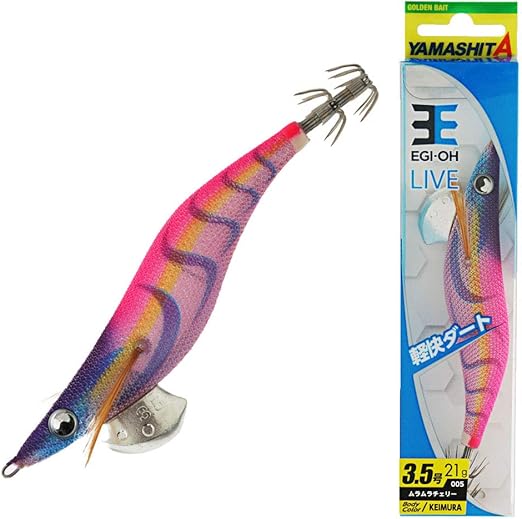 Amazon ヤマシタ Yamashita エギ エギ王 Live 3 5号 21g ムラムラチェリー 005 ルアー ヤマシタ Yamashita ルアー