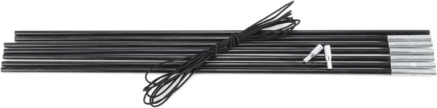 Kampa Oxwich 5 Canopy Replacement Black Fibreglass Pole Run