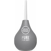 Pure for Men Bum Bulb Douche Kit, Reusable Enema, Detachable Tip (3 oz) | Easy-to-Use &amp; Durable Reusable Cleansing Bulb for Men, Detachable Tip, 3 oz (89 mL) Capacity, Travel-Friendly &amp; Discreet