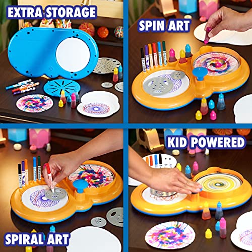 Crayola Spin & Spiral Art Station Deluxe, DIY Crafts, Toys for Boys
