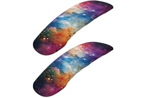 Wanzuoeng 2Pcs Office Chair Arm Cover, Starry Sky Print Chair Armrest Covers, Office Seat Hand Rest Protector, Elastic Skin Friendly Computer Arm Protectors