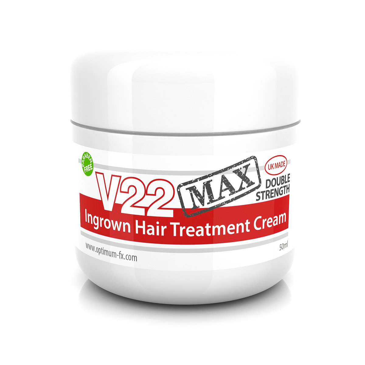 V22 Max Ingrown Hair Treatment Cream Double Strength Paraben And