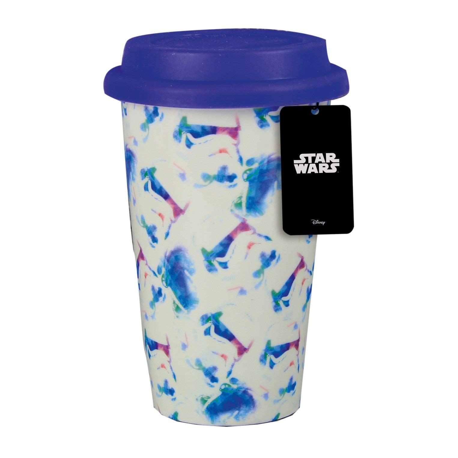 Star Wars Travel Mug with Repeat Stormtrooper Print, multicolour