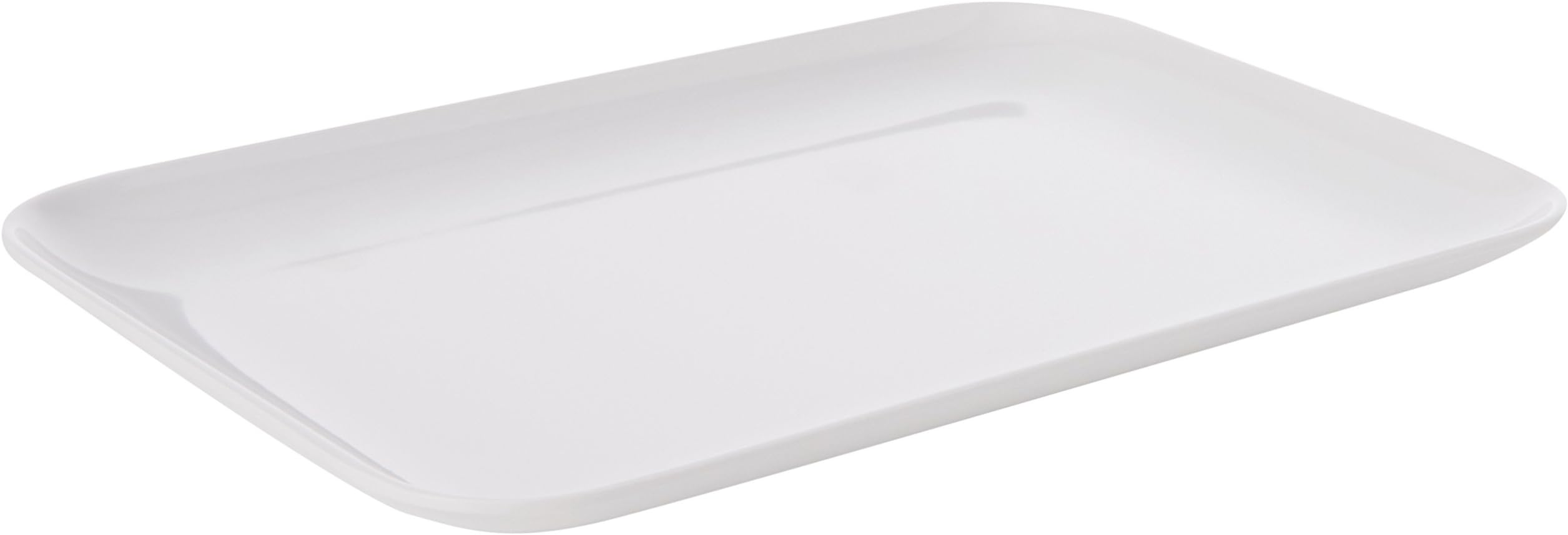 Dalebrook L288 Rectangular Tray-High Gloss Melamine White finish, 16 cm x 24 cm