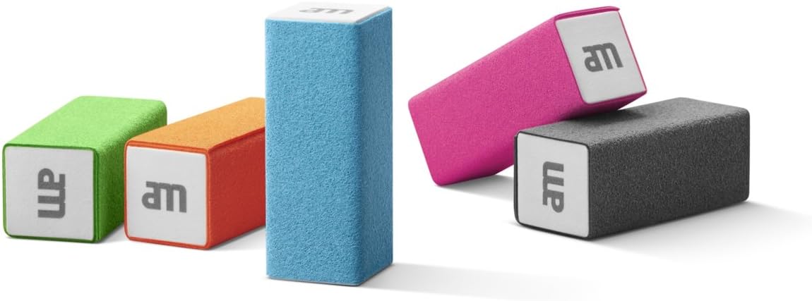AM Clean Sound Get Clean - Minis - Microfibre Screen Cleaning Sponges - 5 Pack (Mixed Colours)