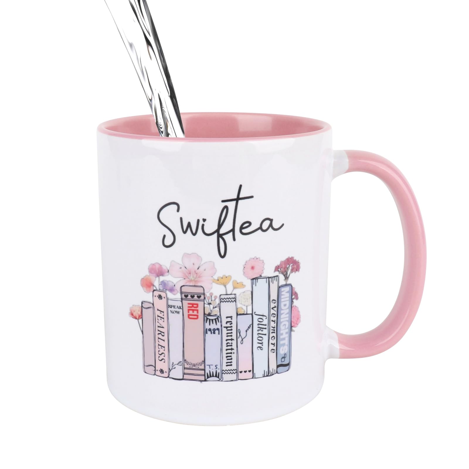 Lotvic Music Lover Personalized 1989 Merchandise Comfortable to Hold Tea Mug, Delicate Smooth Book Mug, Music Ceramic Coffee Cup for Fans Enthusiasts Gifts (350ml)