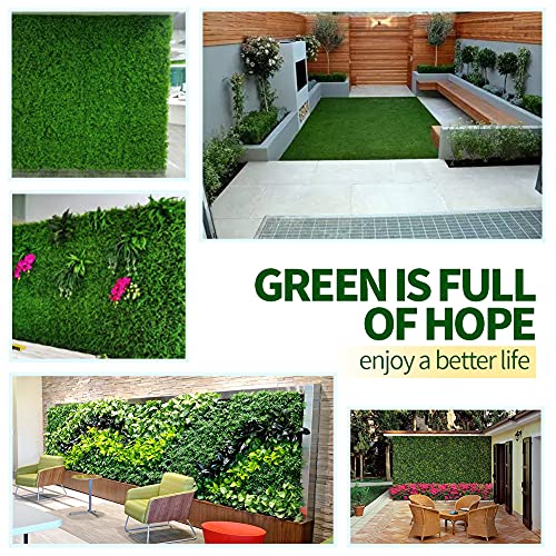 12 Pieces 20"x20" Artificial Hedge Boxwood Panels,Artificial Hedge Wall