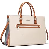 BOSTANTEN Leather Laptop Briefcase for Women Shoulder Bag 15.6 Inch Business Computer Work Tote | Leather, 15.6 Inch, Business, Computer