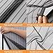 LELEKEY Magnetic Screen Door 36 x 83 inch,Fits Doors up to 34 x 82 inch,Durable Heavy Duty Magic Mesh Curtain and Full Frame Hook & Loop,Hands Free Sliding Door Net with Magnet