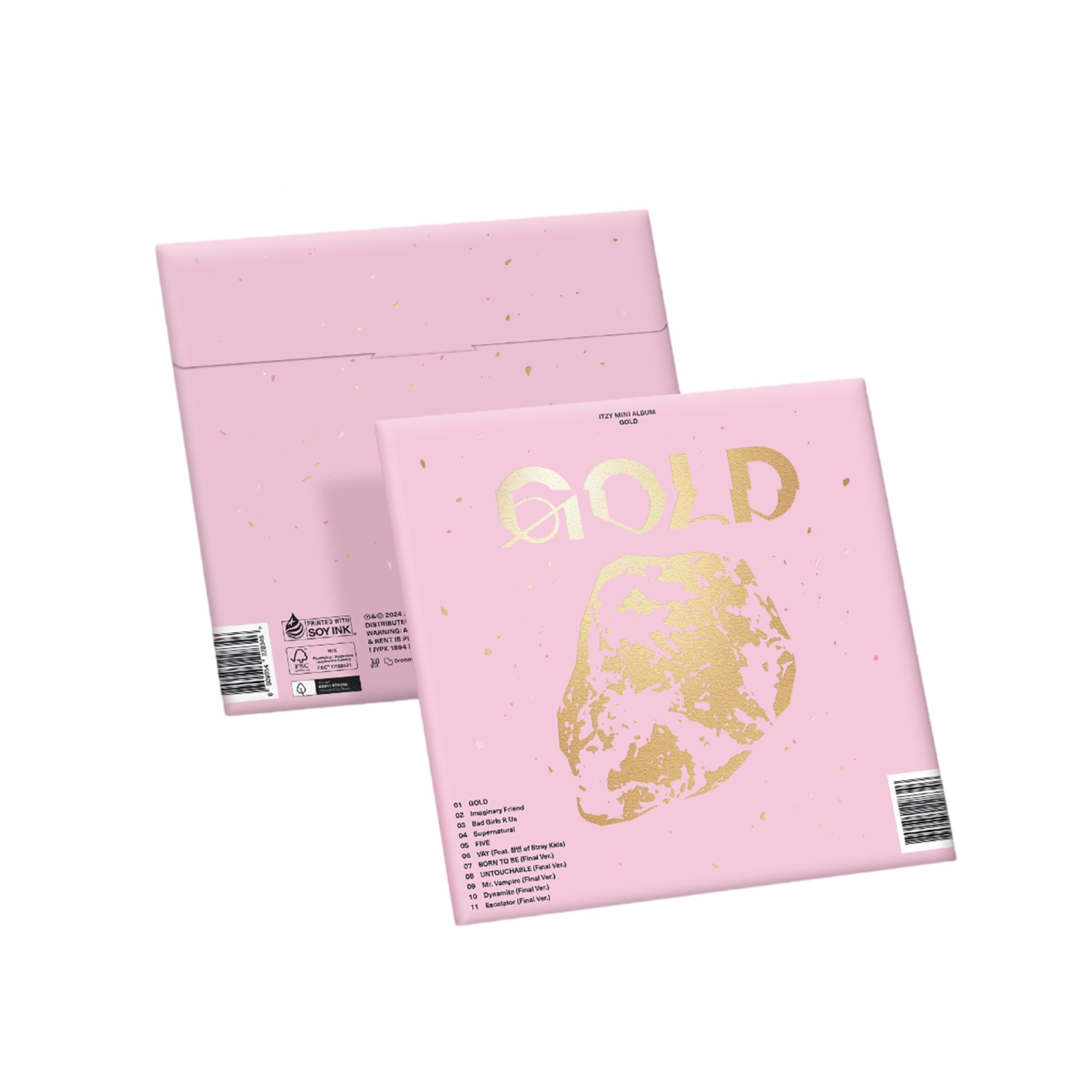 IT'ZY - 9th Mini Album [GOLD] Special GOLD Version + [Pre-Order Mini Figure, Poster]