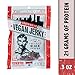Louisville Vegan Jerky - Smoked Black Pepper, Protein Source for Vegans and Vegetarians, 21 Grams of Non-GMO Soy Protein, Gluten-Free Ingredients (3 oz.)