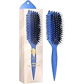 Bounce Curl Volume EdgeLift Brush, 5-in-1 Tool for Volumized, Defined Curls, Waves & Coils - Blue