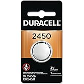 Duracell Lithium Battery Security 3 Volt DL2450B 1 Each (Pack of 2)