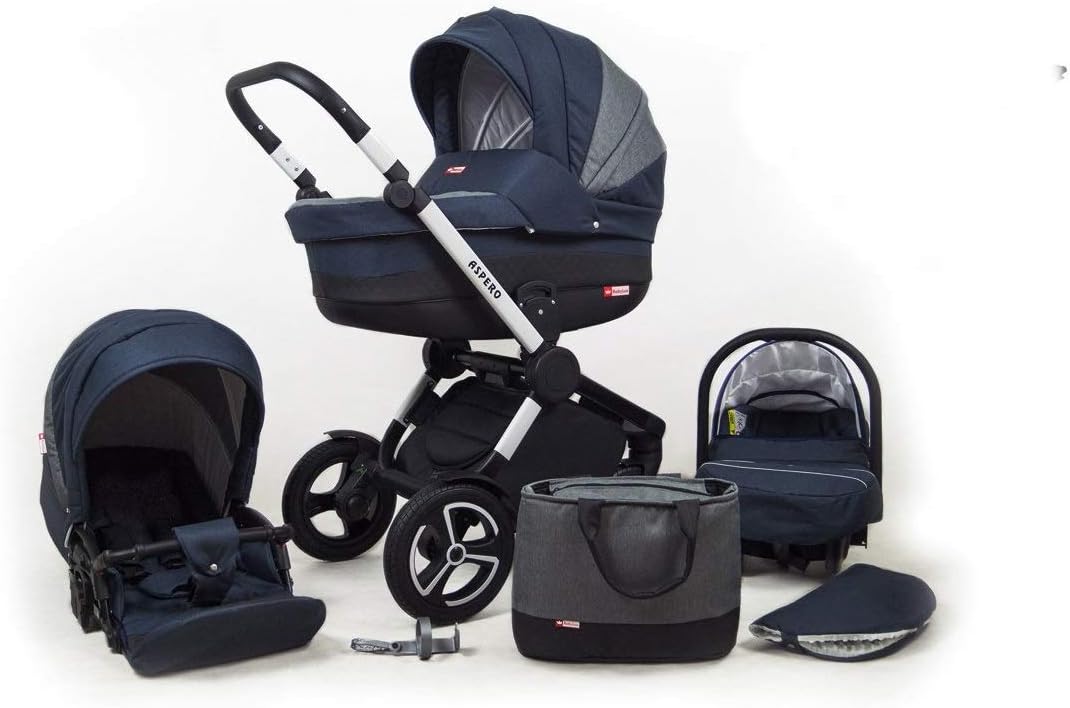 grey pushchair travel system