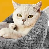 Medo Small Blanket Flannel Fuzzy Washable Pet Bed Cover 45x65cm Khaki view 5