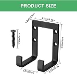 HAOCHEN 4 Pcs Heavy Duty Garage Hooks Wall Mounted Tool Hanger view 2