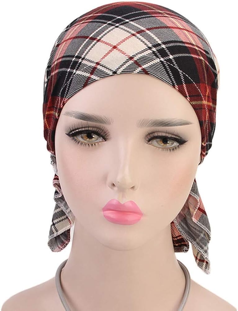 ZEFOTIM Women's Ski Wool Knit Cap Hat with Signature Leather(F) at  Women’s Clothing store