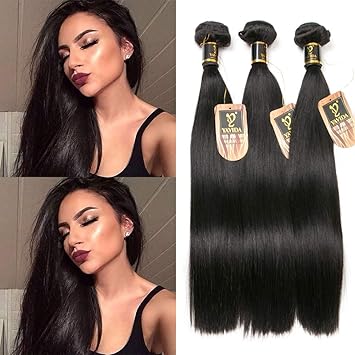 Amazon Com Yavida Straight Bundles Brazilian Straight Hair