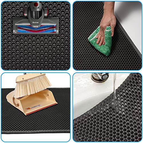 Cat Litter Mat Litter Boxes Trapper Mat Trapper Size 24" X15", DoubleLayer Waterproof