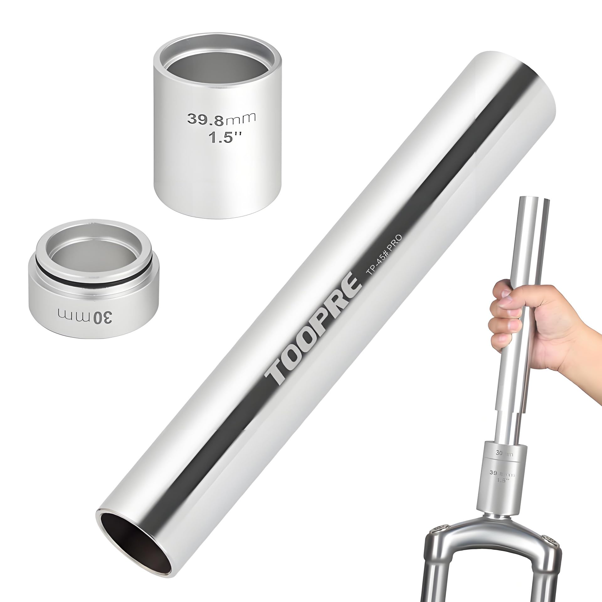 Mimoke Bicycle Front Fork Tool Setter Installation Bicycle Fork Crown Mounting Tool Aluminium Alloy