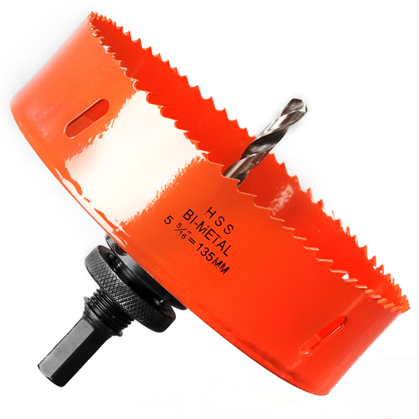 135mm Multi Hole Saw for Wood Cutting, Extra Solid HSS Bi-Metal Drill Bit Circle Cutter for Drywall, Plywood, Fiberboard and Pipe Vent — image 1