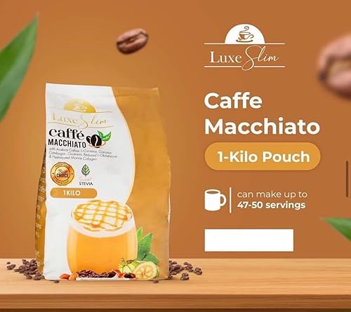 Luxe Slim Cafe Macchiato with Hydrolyzed Collagen & Glutathione 1 Kilo in  Kenya