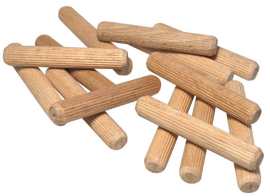 JOWE Dowel Pins 16x100mm, 25 pcs | Wooden Dowels 16 mm | 16mm Wood Dowel Pins made in Austria