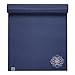 Gaiam Embroidered Yoga Mat, Floral Denim