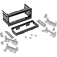 Scosche GM1500B Single DIN Radio Dash Kit with Universal Brackets and Snap-in Extension Compatible with Select 1982-04 GM Vehicles - Stereo Install Kit - See Fit Guide in Images to Verify Your Vehicle