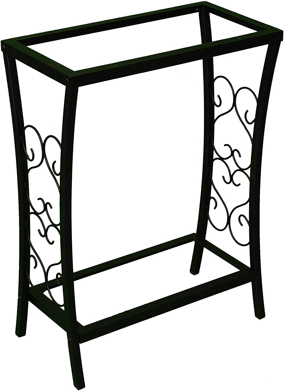 Aquatic Fundamentals Metal Aquarium Stand (10 Gallon, Black