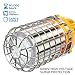 LEONLITE 100W LED Temporary Work Light Linkable, UL-Listed Jobsite Lighting, Plug-n-Play Outdoor Corded Portable Construction Lights with Metal Guard & Hook, Ultra Bright High Bay Fixture