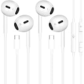 Apple MFi Certified 2Pack USB C Headphones, Type C Earphones for iPhone 18 | Stuffcool USB C Wired Headsets Earbuds with Microphone Remote Control &amp; Noise Cancelling for iPhone Duo/18 Pro/17/16/15/iPad