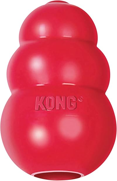 KONG Classic Stuffable Dog Toy Red Rubber For Large Dogs