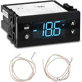 ERC112C Temperature Controller Kit with Dual NTC Sensors - Compatible with Beverage Air Delfield Randell Hoshizaki Refrigeration Units - Replaces 080G3106 080G3216 RP-CNT1704 SP-5209