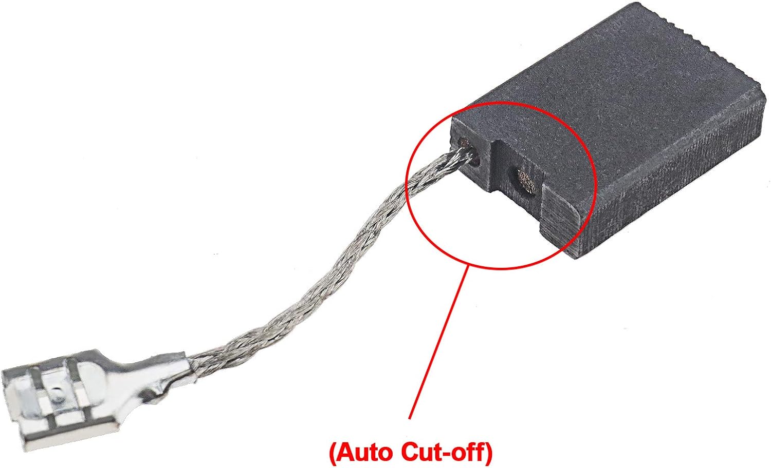 OTOTEC 2 works of Angle Grinder Carbon Brushes 1607014171 with Auto Cut Off 22x16x6.3mm Compatible with Bosch GWS 18-230 GWS 19-230 GWS 20-230 H GWS 21-230 - Image 3