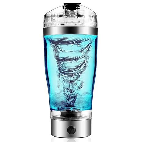 YZCX 600ml USB-Aufladung Elektrischer Eiweißshaker Protein Shaker Vortex Mixer Mixgerät für Proteinshakes Flasche Fitness