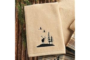 Black Forest Decor Wildlife Timberland Fingertip Towel