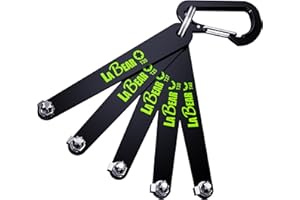 LABEAR- Low profile torx set, Low profile torx, TORX 5-Piece Ultra Low Profile Offset Screwdriver Set, Star, 90 Degree Straight Slim Plate For Tight Area, T20, T25, T27, T30 & T40, EDC Screwdriver