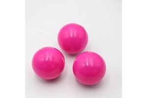 PEHHAH 65MM Russian Juggling Balls-Dense Chromite Filling Set of 3 (Pink)