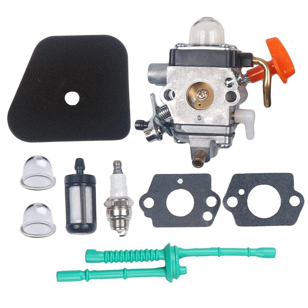 OuyFilters OxoxO Carburetor with Fuel Line Tune Up Kit Compatible with Stihl FS100 FS100R FS110 FS110R FS110X FS110RX FS100RX FS130 FS130R Trimmer