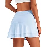 Stelle Tennis Skirts for Women Athletic Skirt with Shorts Golf Skort Pocket High Waisted Skorts Workout Pickleball