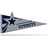 Rico Industries NFL Football Dallas Cowboys Soft Felt Pennant - EZ to Hang - Home Décor (Game Room, Man Cave, Bed Room)
