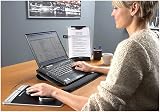 Fellowes Desktop Copy Holder with Memoboard Three-in-One view 3